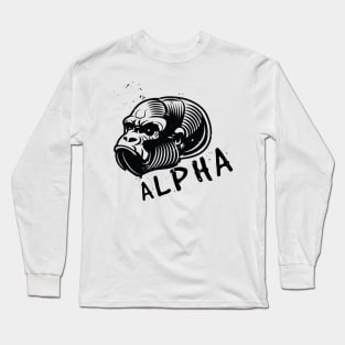 Alpha Gorilla Long Sleeve T-Shirt